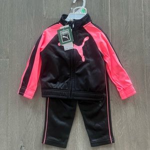 NWT girls 18 month Puma track suit